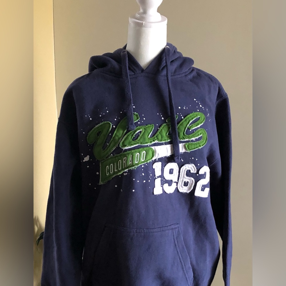 Hoodie Navy Colorado Vail sweatshirt